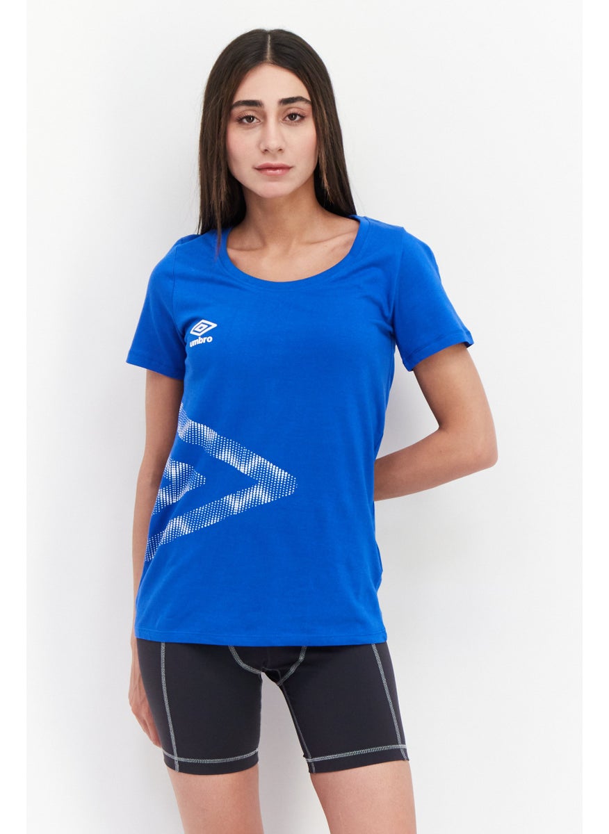 umbro Women Sportswear Fit Training T-Shirt, Blue  - Image 1