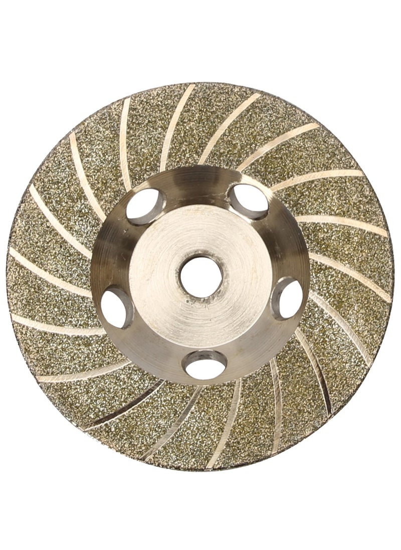 KSEIBI Electroplated Diamond Cup Wheel / W , 115mm, For Grinding, Polishing, Cleaning and Finishing Surfaces, Removing Coatings, Concrete Grinding, Stone and Tile Polishing, For Grinding Machines.  - Image 1