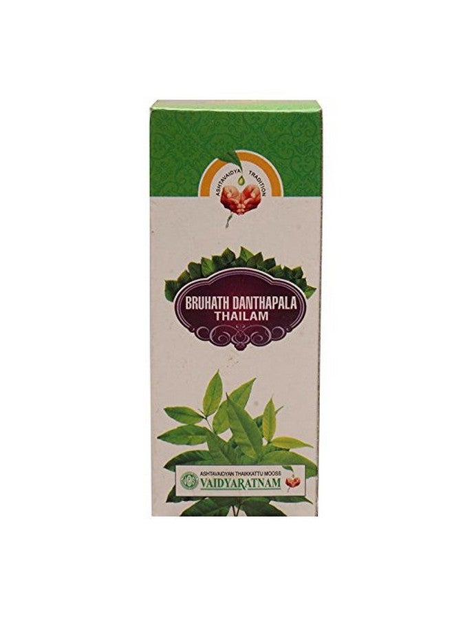 VAIDYARATNAM VAIDYARATNAM Bruhath Danthapala Thailam, Brown, Small, 100 ml  - Image 1