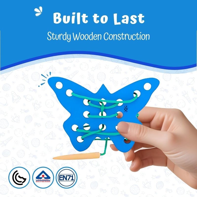 Skillofun Butterfly Sewing Toy , Multicolour - Image 3