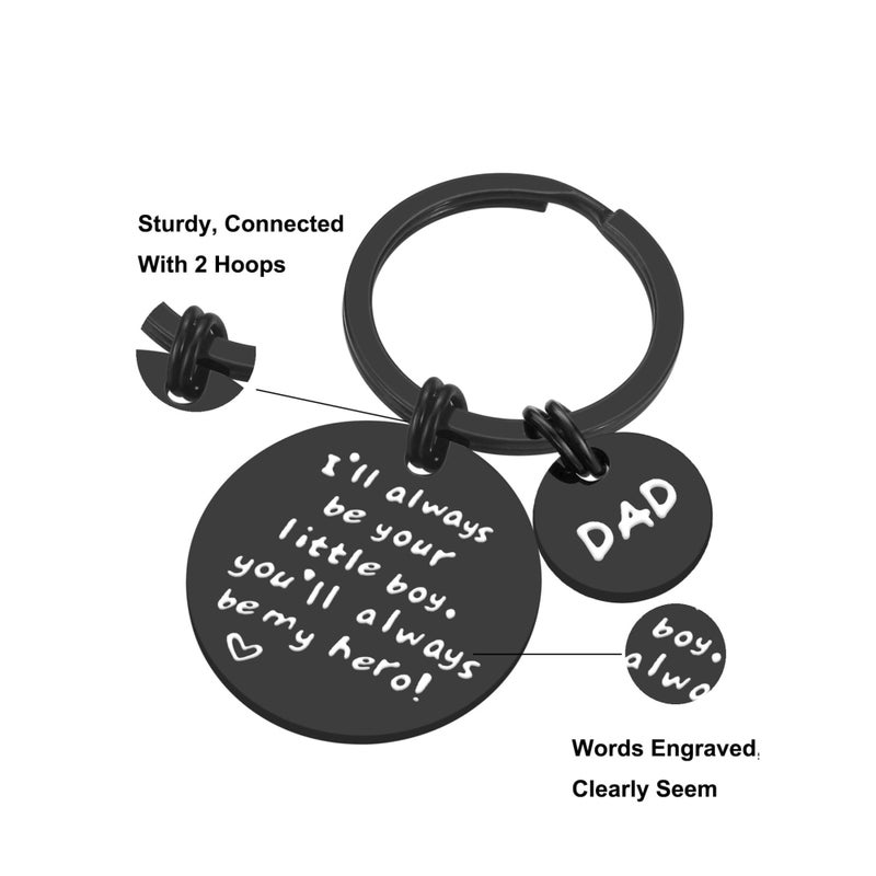 Zikra Father's Day Dad Gifts from Son - Dad Birthday Gifts for Dad (Black) - Image 2