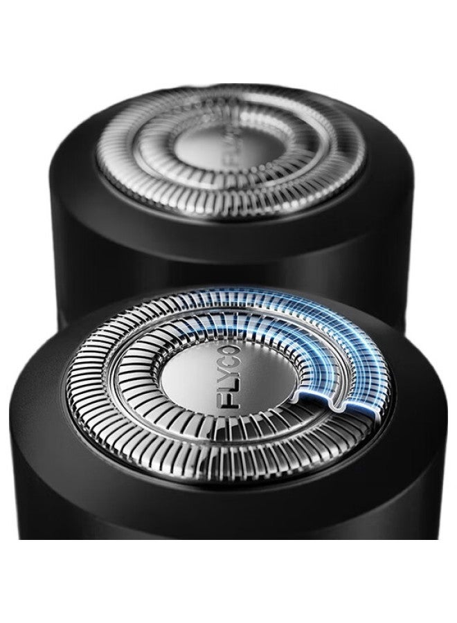 Flyco Palm U Electric Shaver For Men, Compact And Portable Mini Birthday Christmas Gift For Boyfriend Husband Father U1-Starry Silver, National Subsidy - Image 2