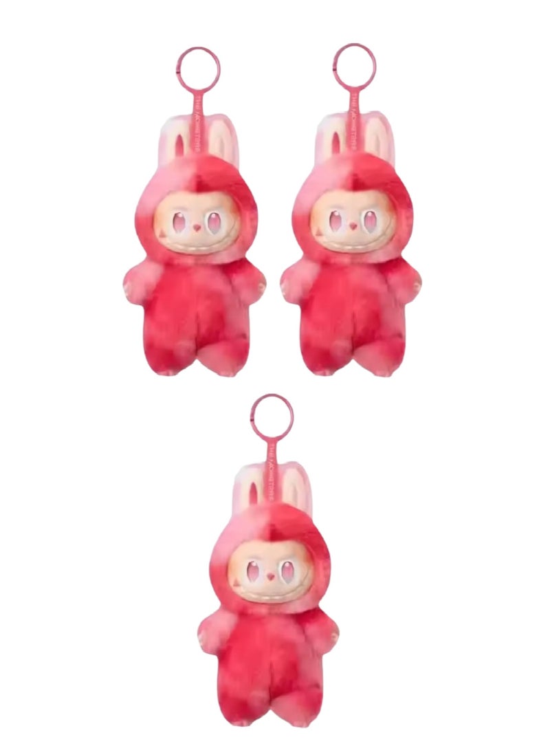Pop Mart x Bobo & Coco Labubu The Monsters Big into Energy Series Love Vinyl Plush Pendant Random Color Pack Of 3