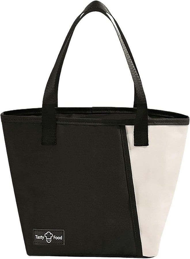Stylish Thermal Lunch Bag, Compact and Foldable, EVA Waterproof Lining, Large Capacity