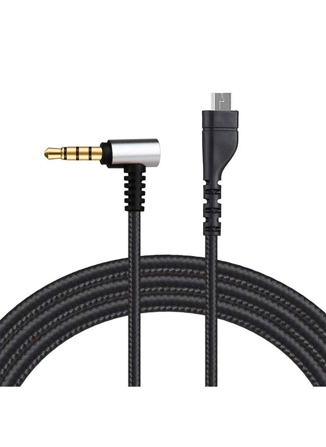 BURAQ ZS0135 For SteelSeries Arctis 3 / 5 / 7 Earphone Audio Cable, Cable Length: 2m(Silver)  - Image 1