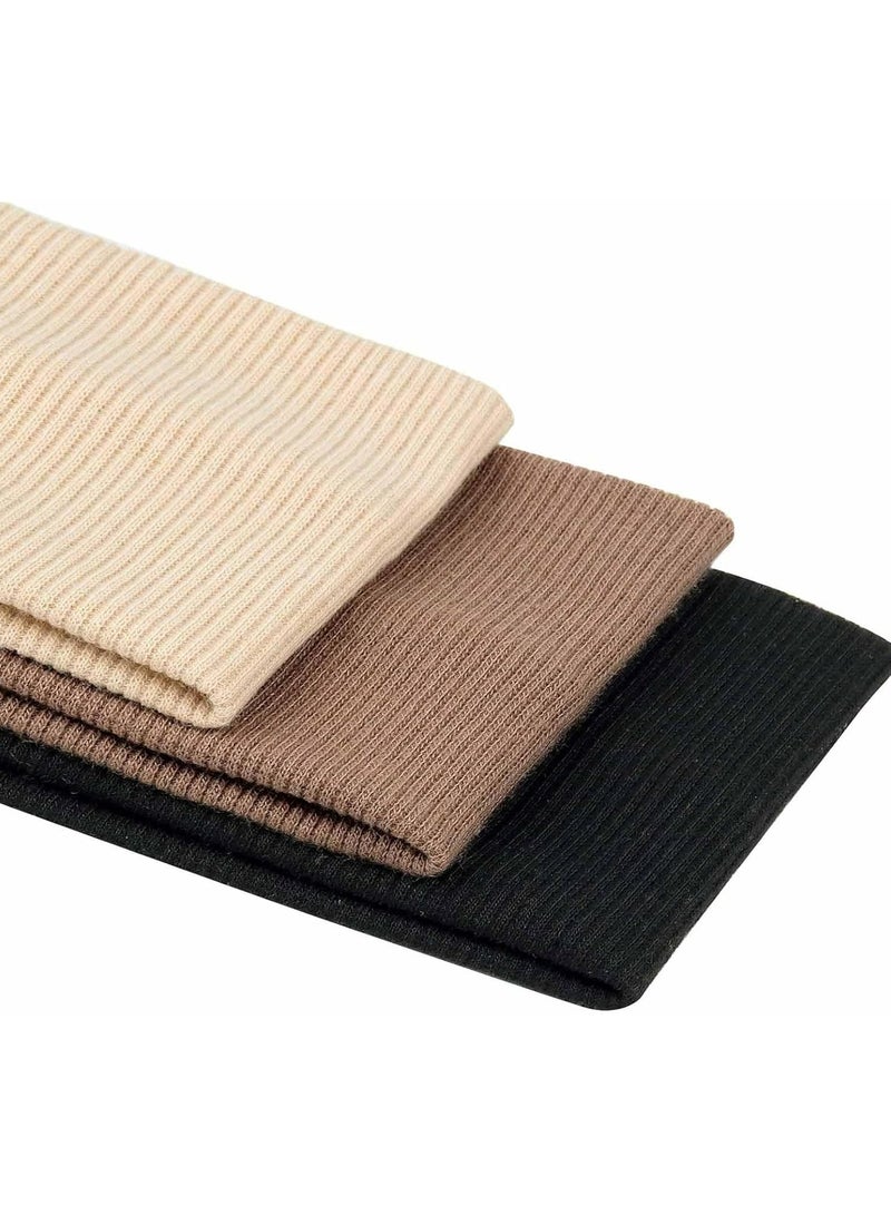 CMGTYYD 3 Pcs Headbands for Women Hair, Women Cotton Head Bands Unisex Elastic Hair Bands, Adult Non Slip Head Band Fashion Hair Accessories for Sports Makeup Yoga Running - Image 1