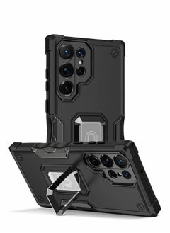 Case for Samsung Galaxy S22 Ultra Case, S22 Ultra Shockproof Case with Kickstand Hard Back Case for Samsung S22 Ultra Cover 6.8 inch-2022