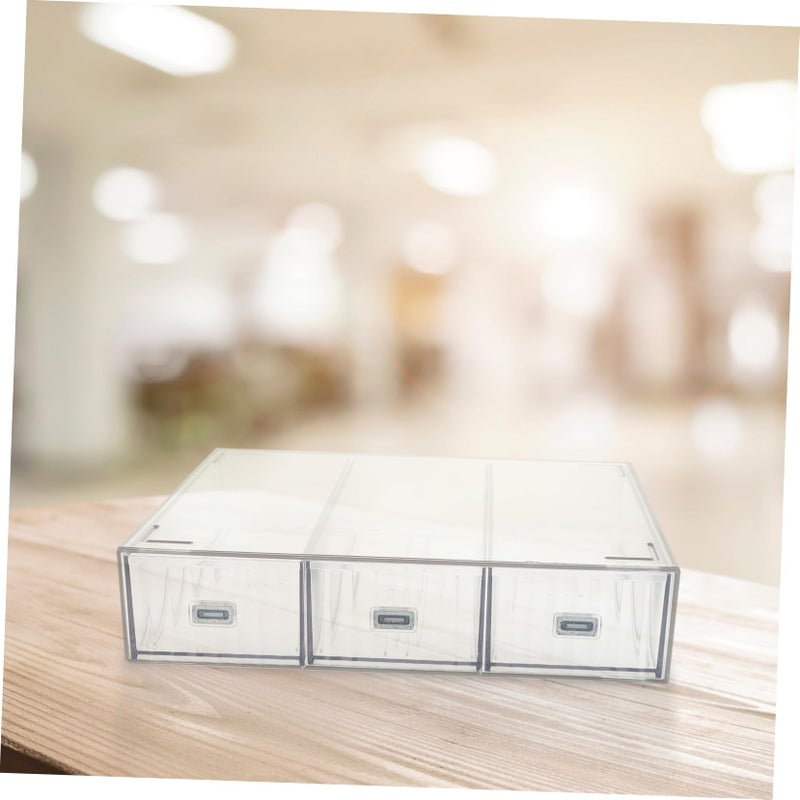 Stackable Desk Organizer Box Drawers For Office Supplies Cosmetics Desktop Storage - Image 5