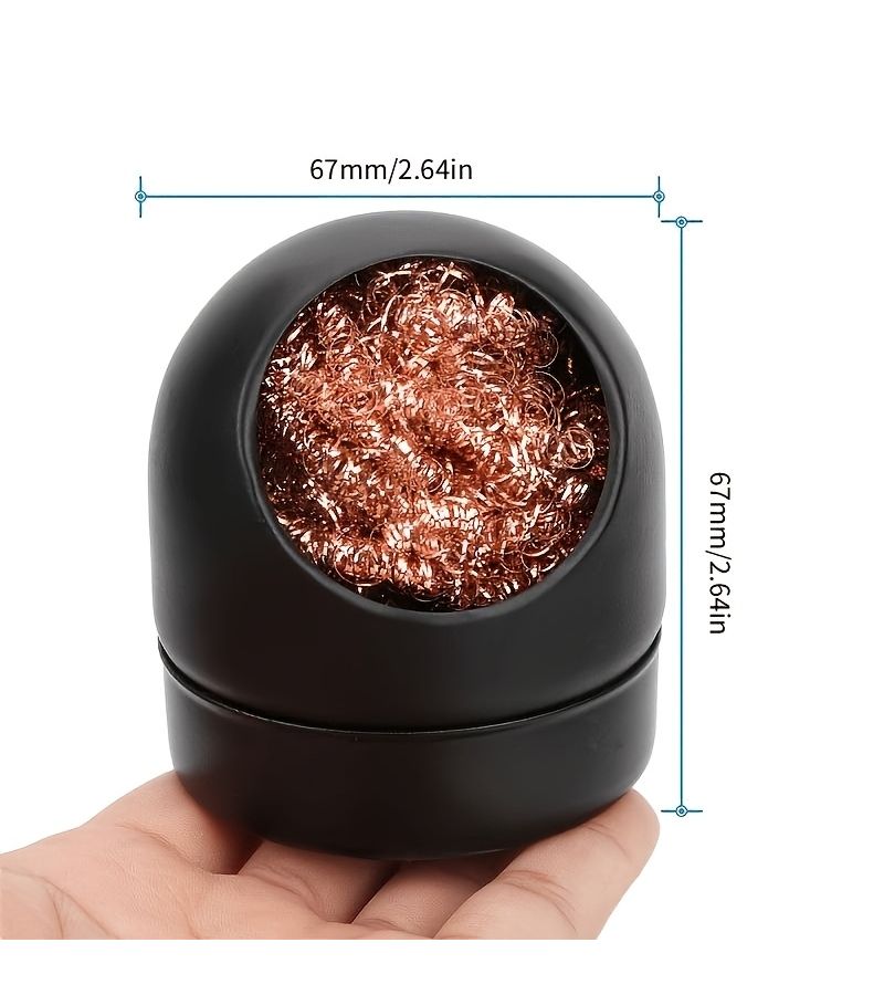 Swardman Tool Soldering Tip Cleaning Ball Black Shell Cleaner Kit - Image 2
