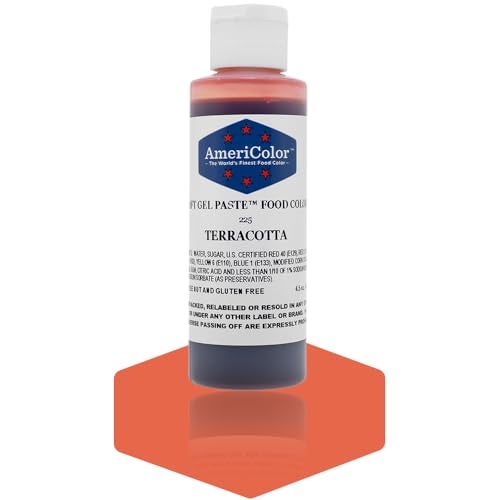 AmeriColor TERRACOTTA SOFT GEL PASTE 45 OZ Cake Decorating - Image 1