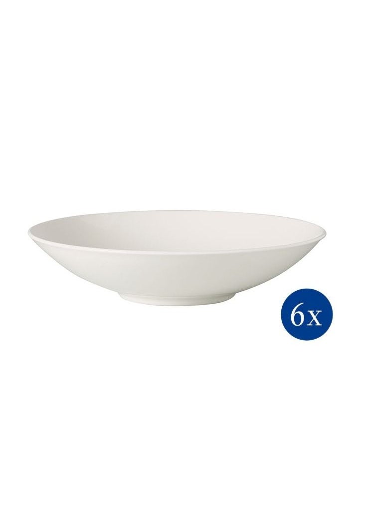 Villeroy & Boch 6-Piece Metrochic Blanc Soup/Deep plates  - Image 1