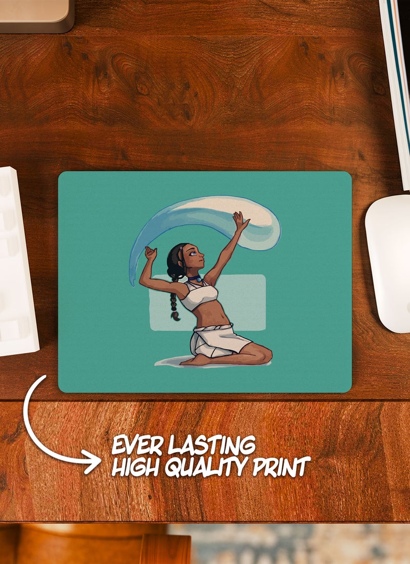 LOUD UNIVERSE Rectangular Desk Mouse Pad Avatar Katara Woman Euqality The Last Airbender Waterbender Non-Slip Rubber Base Mouse Pad - Image 2