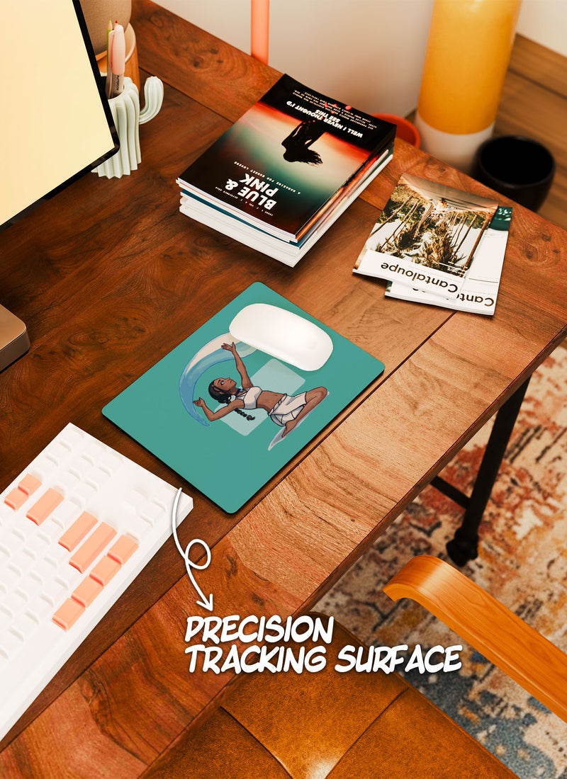 LOUD UNIVERSE Rectangular Desk Mouse Pad Avatar Katara Woman Euqality The Last Airbender Waterbender Non-Slip Rubber Base Mouse Pad - Image 4