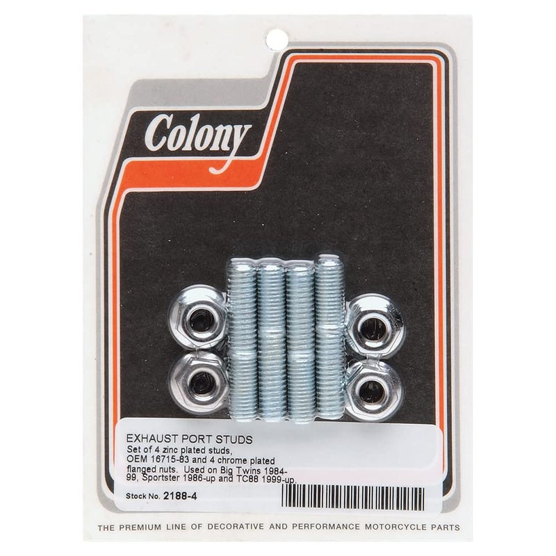 2188-4 Exhaust Port Studs and Nuts