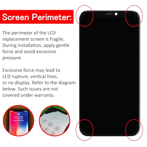 Olivechard incell for iPhone 15 Pro Max LCD Display Screen Replacement Touch LCD Display Touch Digitizer Screen Assembly A3106 A2849 A3105 with Repair Tools - Image 3