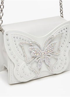 Little Missy Butterfly Embellished Crossbody Bag with Chain Strap - pzsku/Z7AED8F32F99BC69F9C20Z/45/_/1720948281/8aae11d6-ec7f-4d77-9fd7-8d0ce0913eae