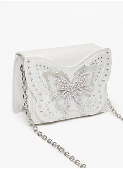 Little Missy Butterfly Embellished Crossbody Bag with Chain Strap - pzsku/Z7AED8F32F99BC69F9C20Z/45/_/1720948282/2ceb25b8-a478-42ce-9948-184b52c41f7f