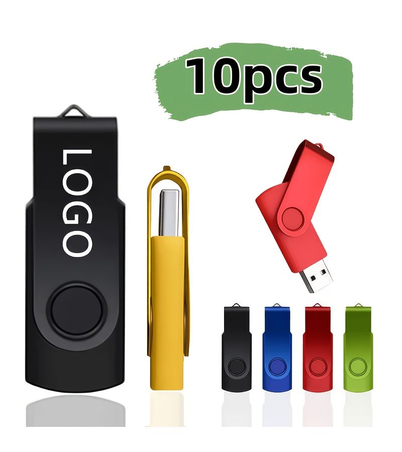 10pcs USB 2.0 Flash Drive 4GB Red Pen Drive Memory Stick for PC Photography Storage - Image 3
