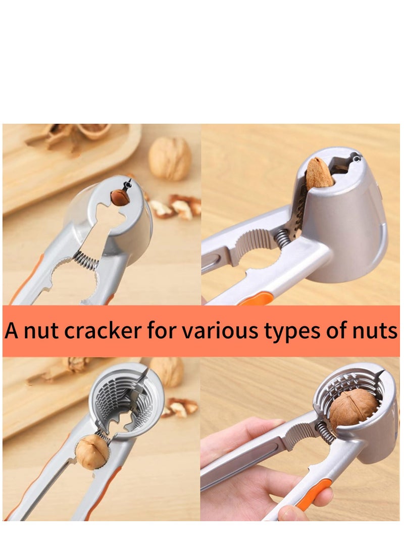 KASTWAVE 2 PCS Nut Crackers Heavy Duty Walnut Cracker with Non-Slip Handle Nut Crackers Tools Funnel Walnut Pliers Nutcracker Pecan Walnut Plier Clip Tool - Image 4