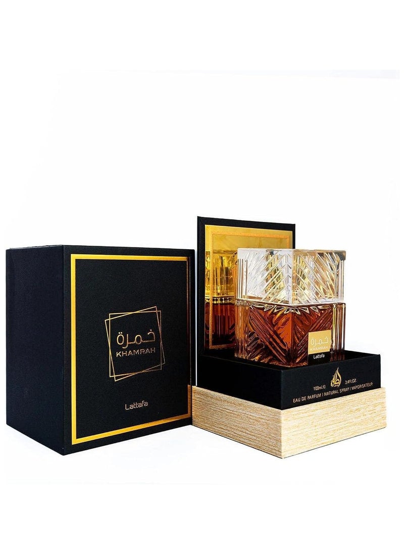 Lattafa Khamrah for Unisex Eau de Parfum Spray,100ml 