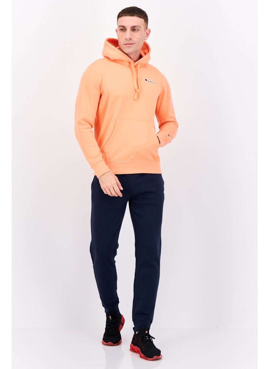 Champion Men Sportswear Fit Long Sleeves Outdoor Sweatshirt, Peach  - Image 4