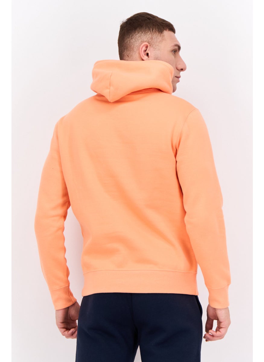 Champion Men Sportswear Fit Long Sleeves Outdoor Sweatshirt, Peach  - Image 3