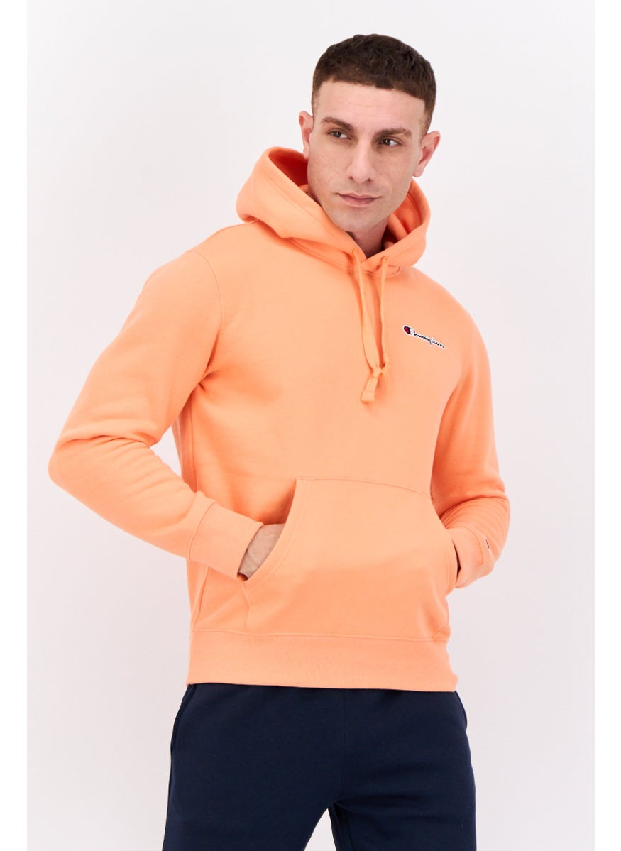 Champion Men Sportswear Fit Long Sleeves Outdoor Sweatshirt, Peach  - Image 1