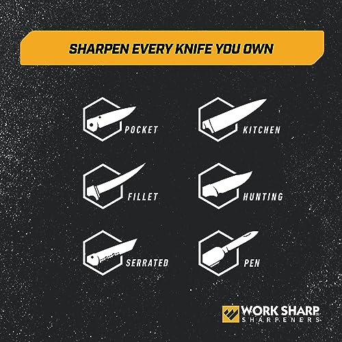 Work Sharp Professional Precision Adjust Knife Sharpener - Adjustable Knife Sharpening Kit for Pocket, Hunting, Kitchen, Serrated Knives - Image 5