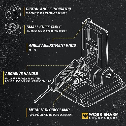 Work Sharp Professional Precision Adjust Knife Sharpener - Adjustable Knife Sharpening Kit for Pocket, Hunting, Kitchen, Serrated Knives - Image 3