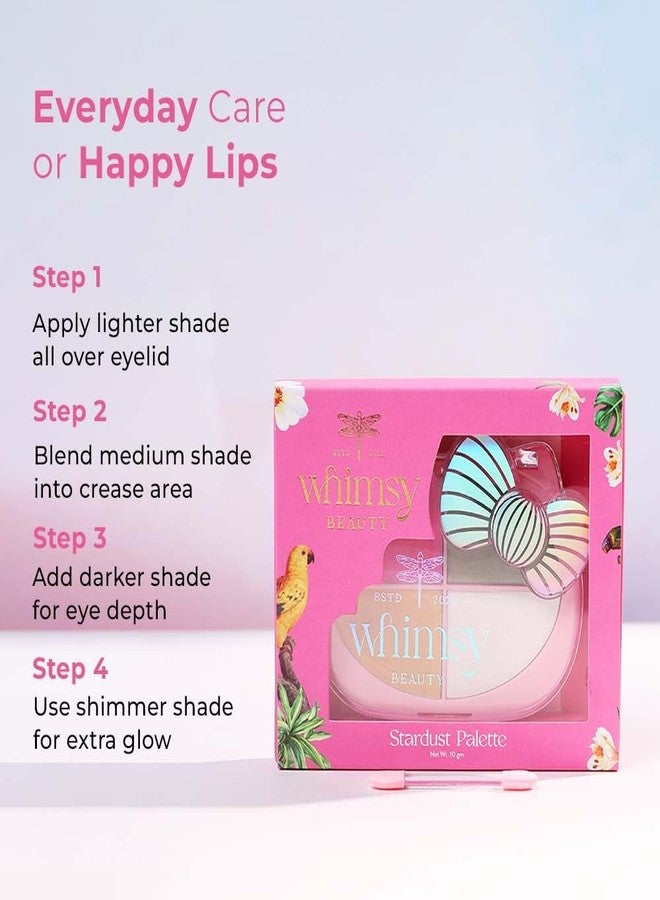 ويمسي باليت ظلال العيون "ستاردست" من ويمسي بيوتي للأطفال والمراهقين | ألوان لامعة وبراقة بقوام ناعم قابل للمزج | غنية بمستحضرات تجميل العيون | من 4 إلى 16 سنة | عضوي وطبيعي | 10 غرام - Image 4