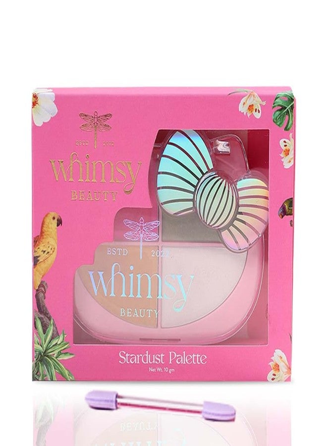 ويمسي باليت ظلال العيون "ستاردست" من ويمسي بيوتي للأطفال والمراهقين | ألوان لامعة وبراقة بقوام ناعم قابل للمزج | غنية بمستحضرات تجميل العيون | من 4 إلى 16 سنة | عضوي وطبيعي | 10 غرام - Image 1