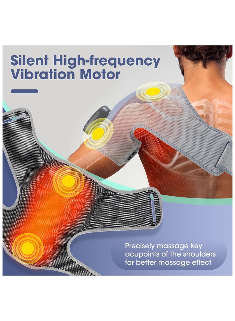 Furtey Cordless Shoulder Heating Pad, Heated Shoulder Wrap with Vibration, Shoulder Massager Heated Shoulder Brace for Women Men  - Image 5