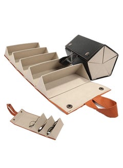 Generic Luxury leather eyeglasses organizer multi-use protection and elegance L  - Image 1