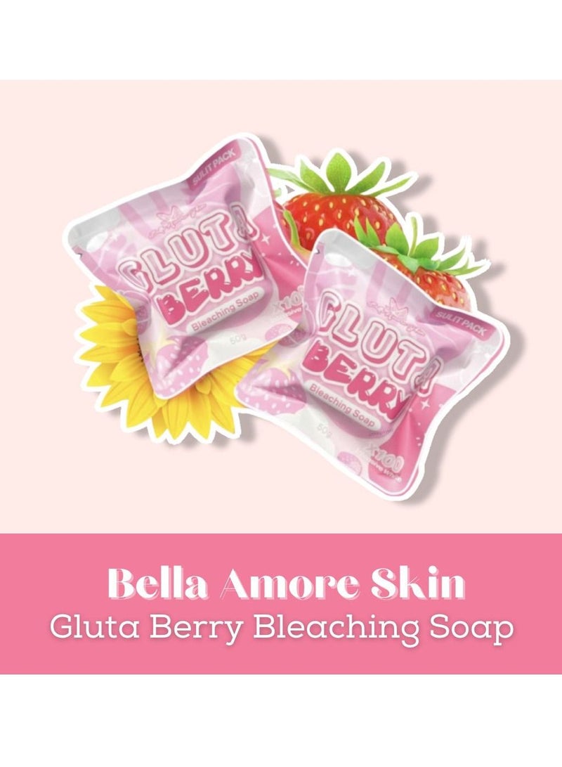 Bella Amore Skin Gluta Berry Bleaching Soap 50grams - Image 1