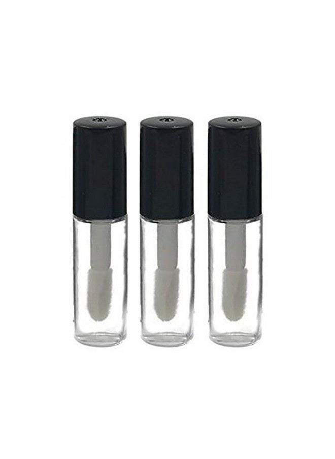 12Pcs 3Ml Mini Lip Gloss Tube Lip Balm Lipsticks Container Clear Empty Reusable Vial Diy Bottle With Wand Applicator And Wiper