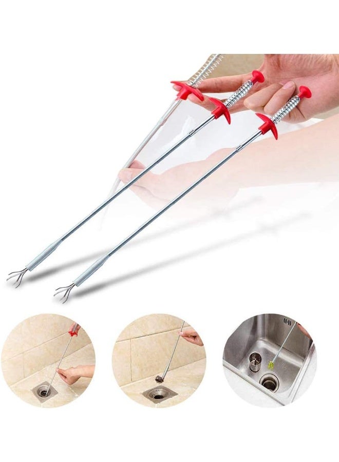 Hair Drain Clog Remover, Multifunctional Cleaning Claw, Sink Drain Clog Remover Cleaning Tool for Kitchen Bathroom Tub  - Image 1