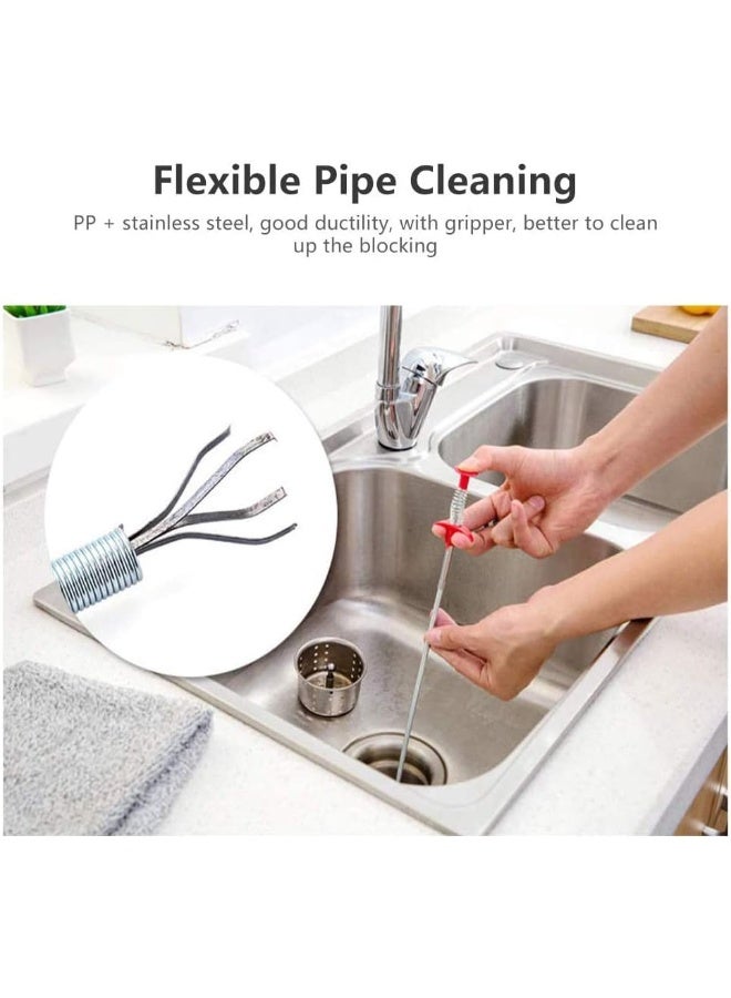 Hair Drain Clog Remover, Multifunctional Cleaning Claw, Sink Drain Clog Remover Cleaning Tool for Kitchen Bathroom Tub  - Image 5
