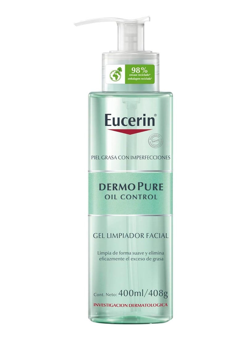 Eucerin dermopure oil control gel limpiador facial 200 ml - Image 1