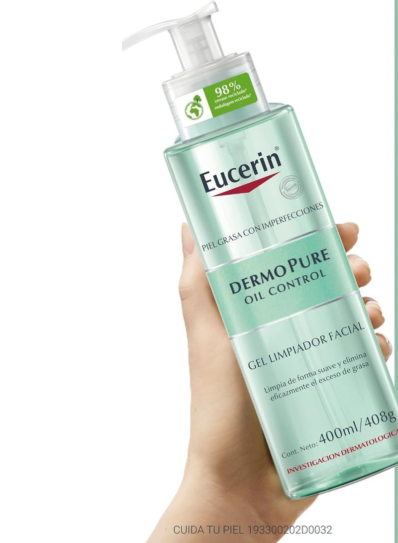 Eucerin dermopure oil control gel limpiador facial 200 ml - Image 2