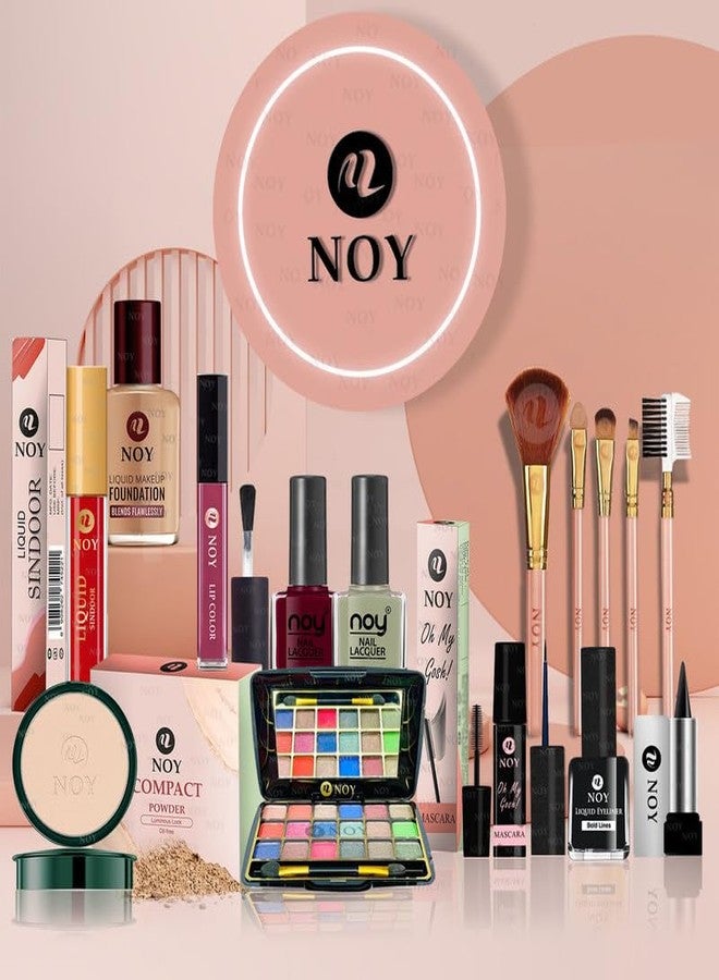 نوي مجموعة مكياج نوي الكلاسيكية الخالدة للجمال، تمسك بالأناقة، تدوم طويلاً طوال اليوم وخفيفة الوزن، رقم 418 (عبوة من 15 قطعة) - Image 2
