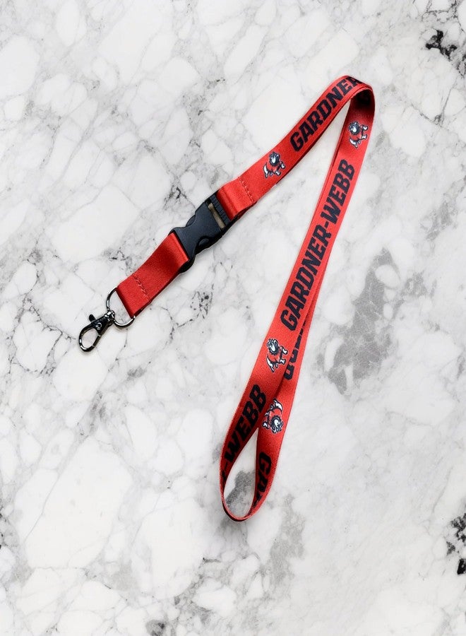 Desert Cactus Gardner-Webb University Lanyard GWU Runnin' Bulldogs Car Keys ID Badge Holder Keychain Detachable Breakaway Snap Buckle (Red) - Image 5