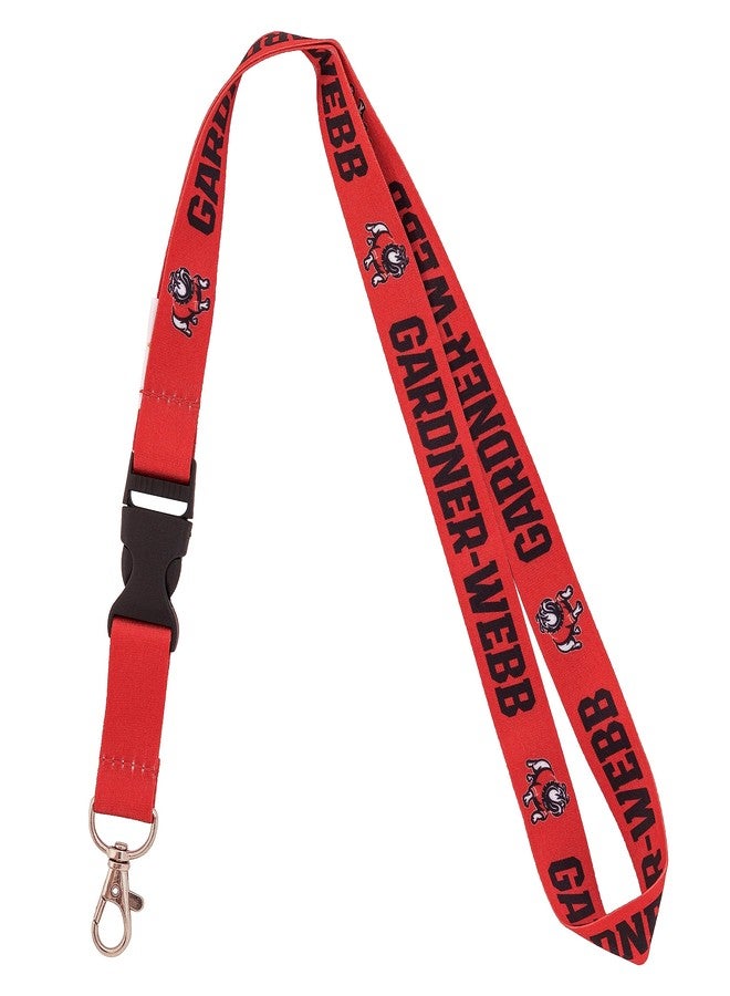 Desert Cactus Gardner-Webb University Lanyard GWU Runnin' Bulldogs Car Keys ID Badge Holder Keychain Detachable Breakaway Snap Buckle (Red) - Image 2