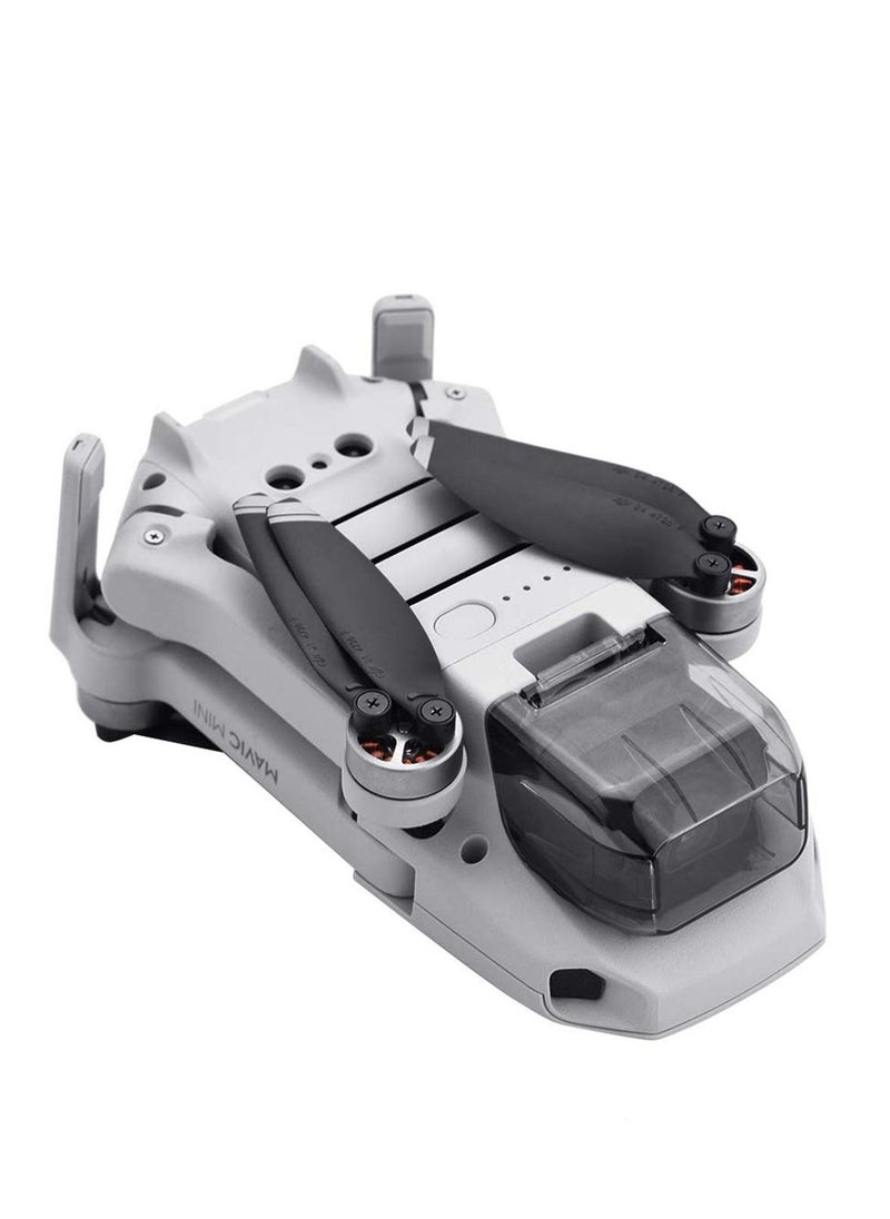 KASTWAVE درع خفيف + واقي جيمبال + مجموعة من 2 قطعة من فيلم حماية العدسة الشفاف الفائق لطائرات DJI Mavic Mini / Mini 2 / Mini SE، ملحقات حماية الطائرات، غطاء شمس درع خفيف، ملحقات - Image 5