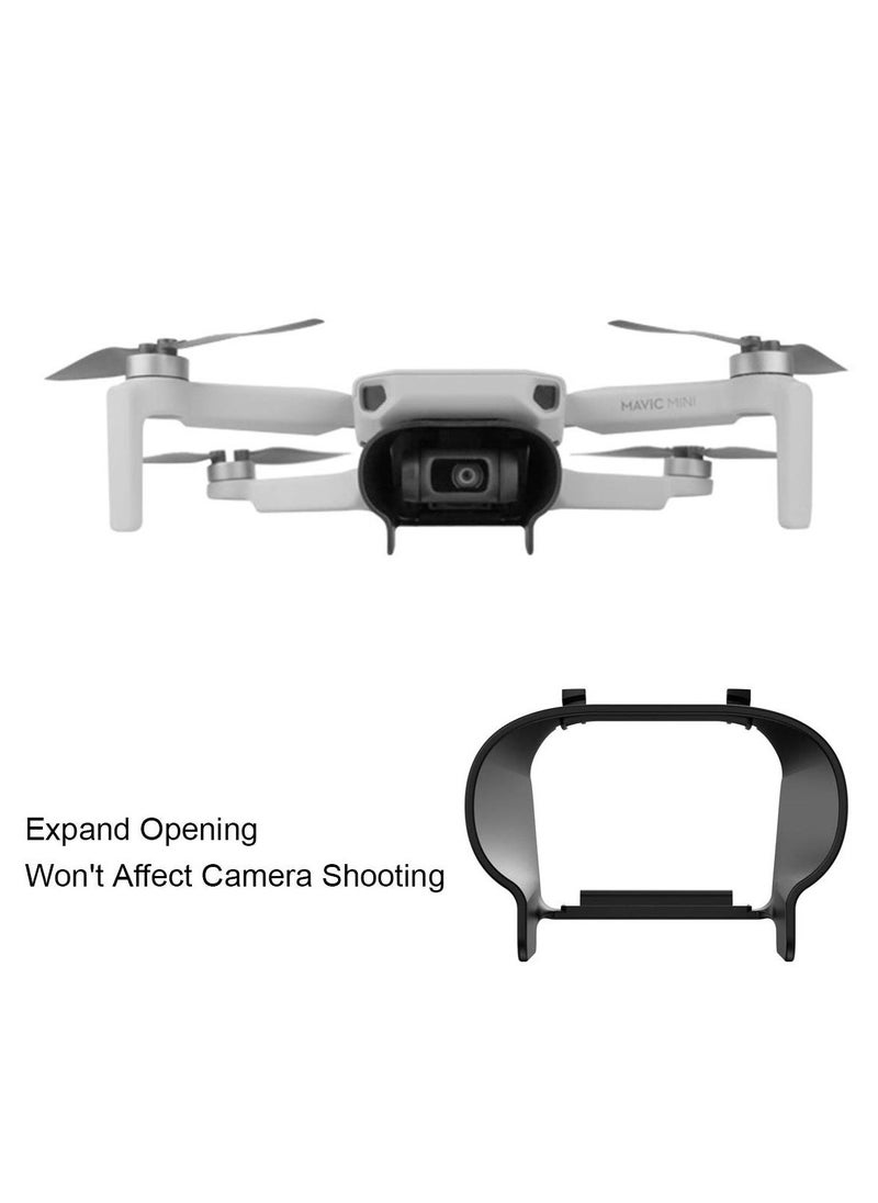 KASTWAVE درع خفيف + واقي جيمبال + مجموعة من 2 قطعة من فيلم حماية العدسة الشفاف الفائق لطائرات DJI Mavic Mini / Mini 2 / Mini SE، ملحقات حماية الطائرات، غطاء شمس درع خفيف، ملحقات - Image 2
