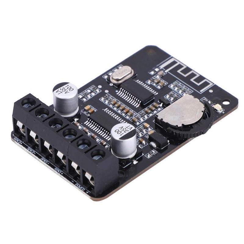 Stereo Bluetooth Amplifier: Dual Channel, 15m Bluetooth 5.0 Transmission, Volume Control Knob - Overheat Short Circuit Protection, Compact Power Amplifier Board for Audio Enthusiasts & DIY Audio Setup - Image 3