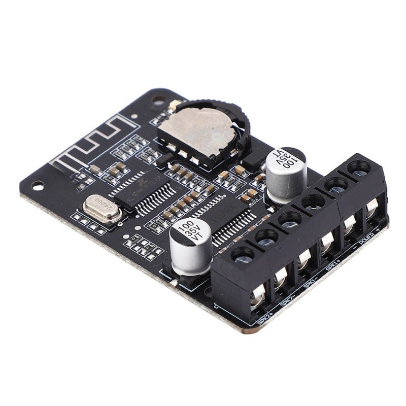 Stereo Bluetooth Amplifier: Dual Channel, 15m Bluetooth 5.0 Transmission, Volume Control Knob - Overheat Short Circuit Protection, Compact Power Amplifier Board for Audio Enthusiasts & DIY Audio Setup - Image 4