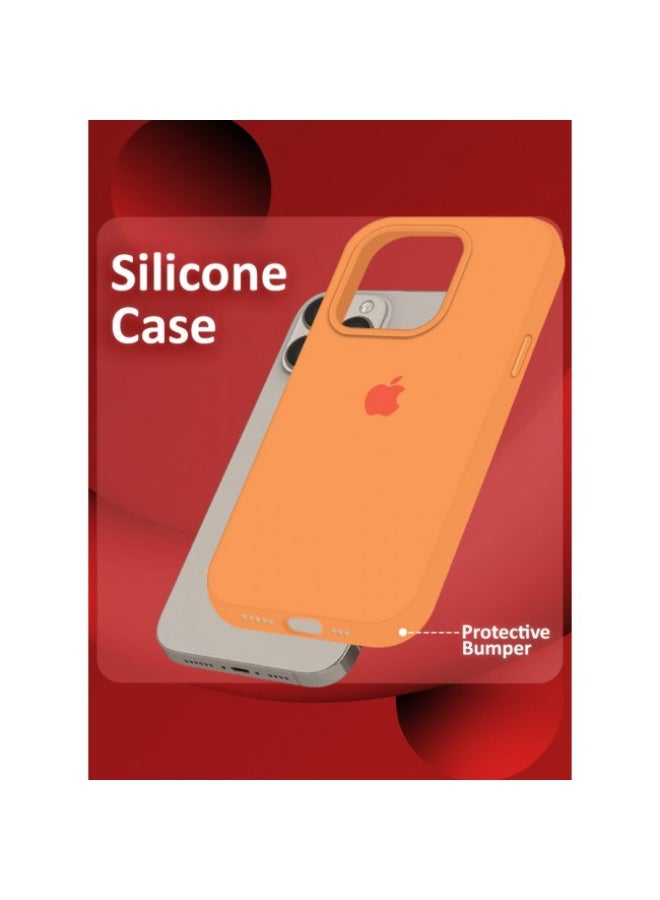 Apple iPhone 15 Pro PU Silicone Case Cover with Soft Touch Finish - Image 2