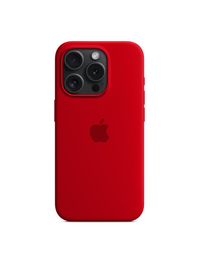 Apple iPhone 15 Pro PU Silicone Case Cover with Soft Touch Finish - Image 5