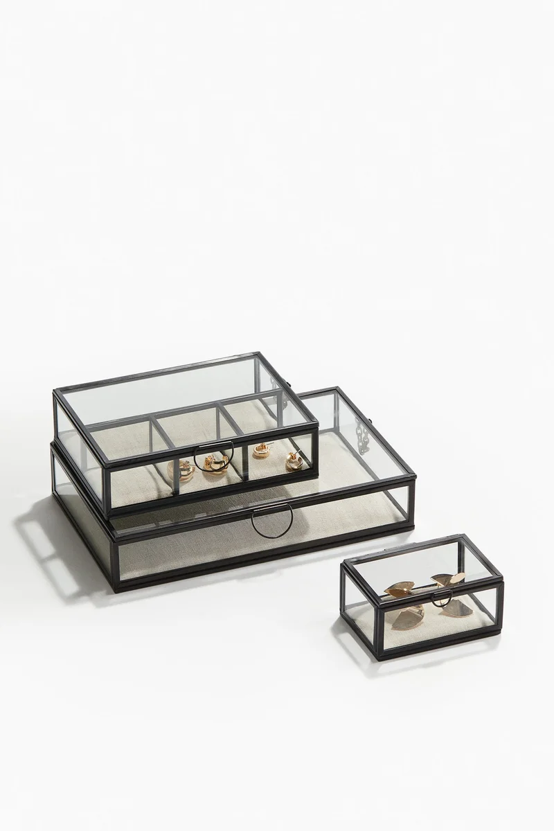 H&M Glass storage box