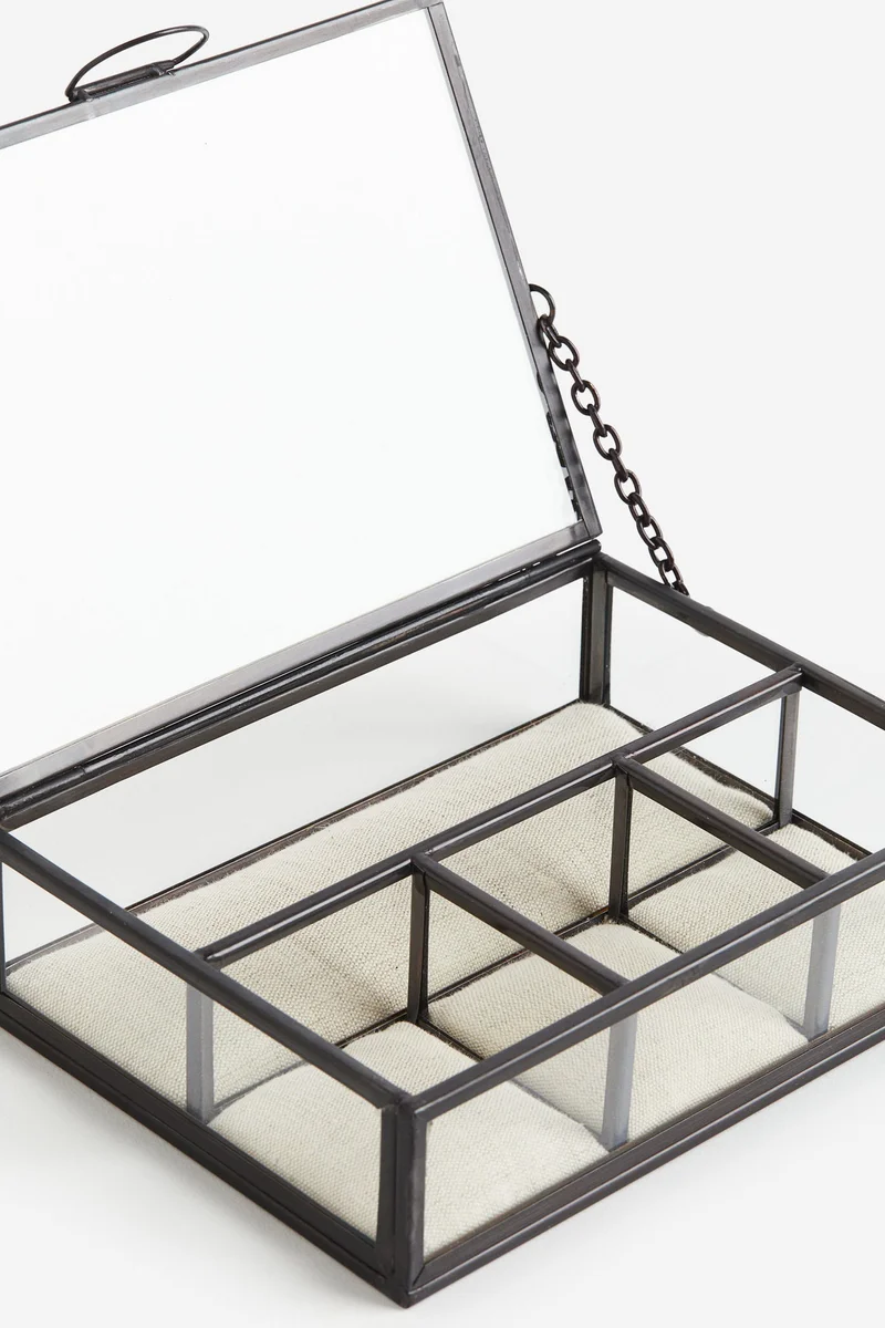 H&M  Glass storage box  | Best Price UAE